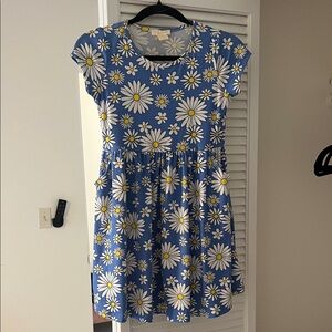 Charming Daisy Print Kids Dress